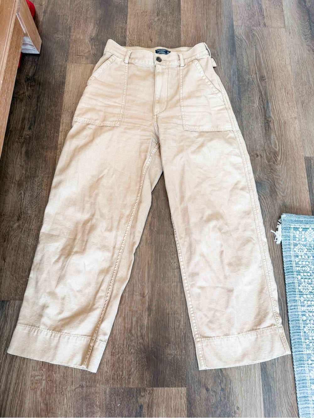 Tan Wide Leg Pants